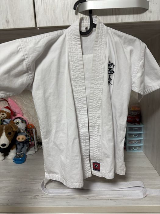 Кімоно, штани та пояс на ріст 120 см та рукавички