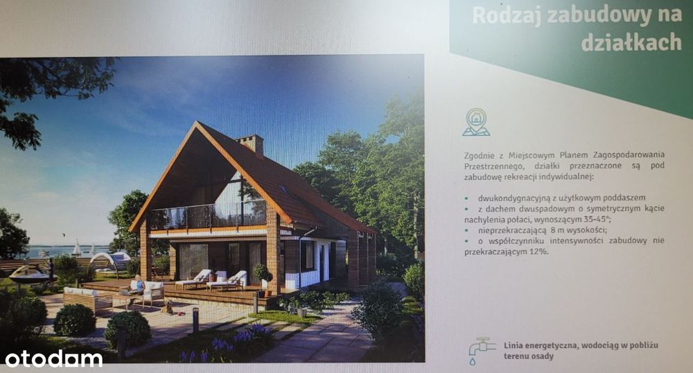 WIDOKOWA i WYJĄTKOWA działka z linią brzegową pod zabudowę dwóch domów - Widok 3