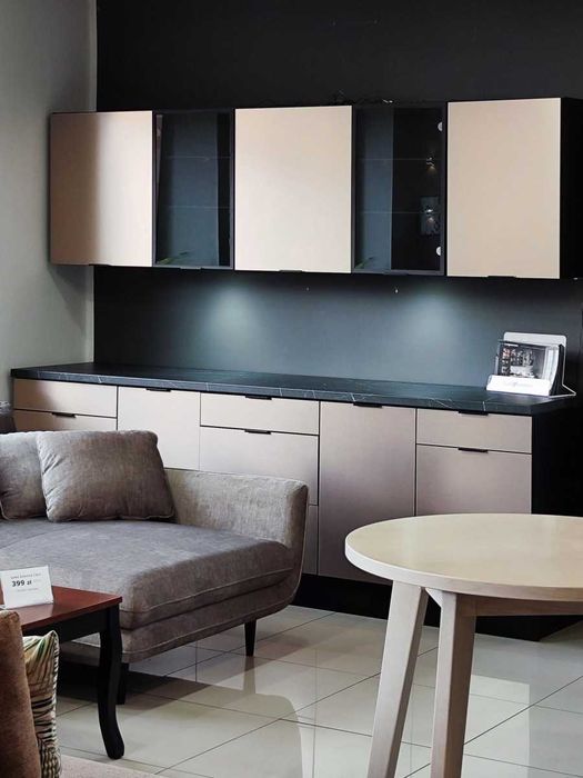 Kuchnia Italia stal szczotkowana - zestaw 260 cm wyprzedaż