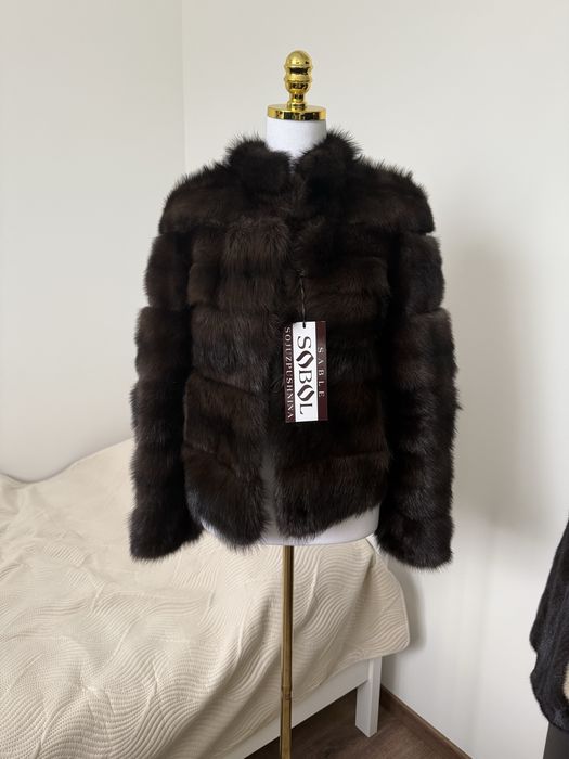 Futro naturalne Sobole rosyjskie rozm. XS- M nowe
