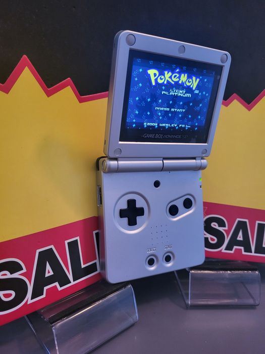 Gameboy advance sp cinza ecrã IPS