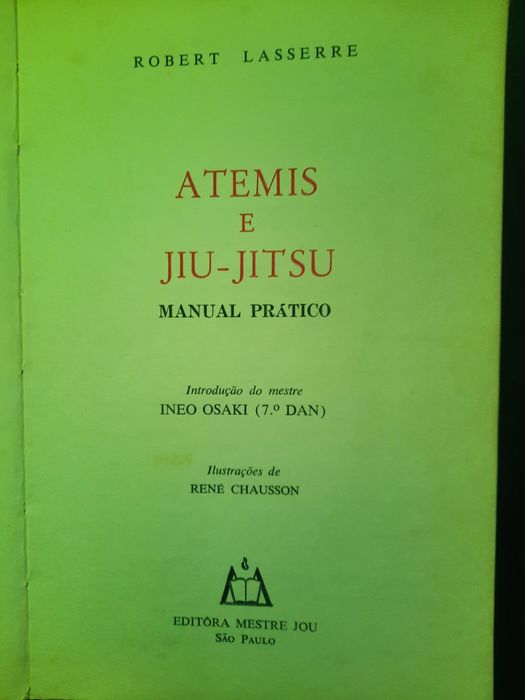 Atemis e Jiu jitsu livro de 1977