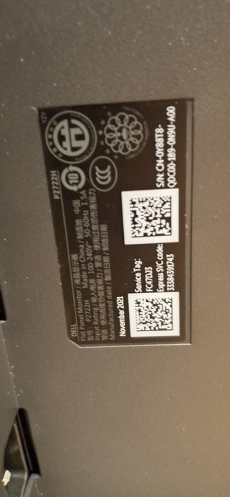 Продам монітор Dell P2722H