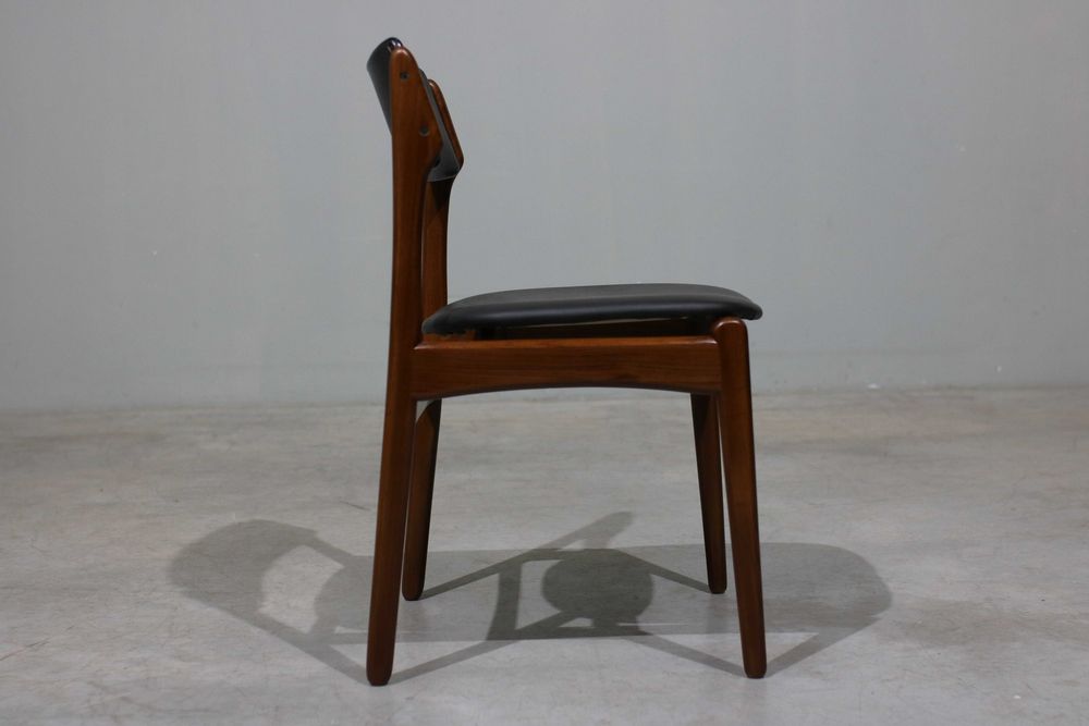 Conjunto de 6 Cadeiras B&J Mobler da década de 60 em teca
