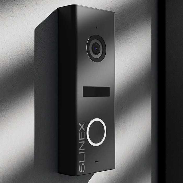 Комплект відеодомофону Slinex SQ-04 Black + ML-17HR Graphite
