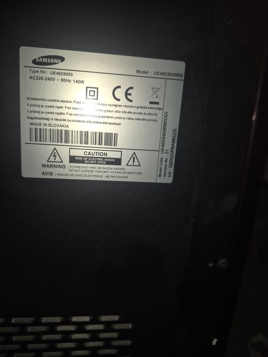 Tv Samsung UE46D5500