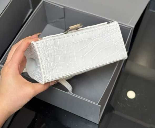 BalenciagaHourglassHandbagXSWhite