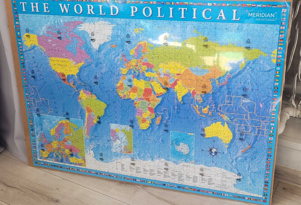 obraz-z-puzzli-the-world-political-map-mapa-polityczna-wiata-jaworzno