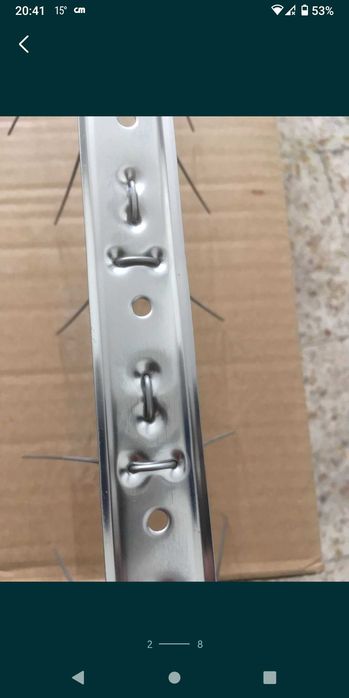 Espanta pombos inox 1 metro 80 ESPIGOES