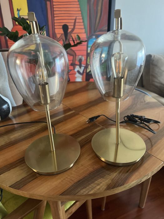 Candeeiros de mesa Zara home