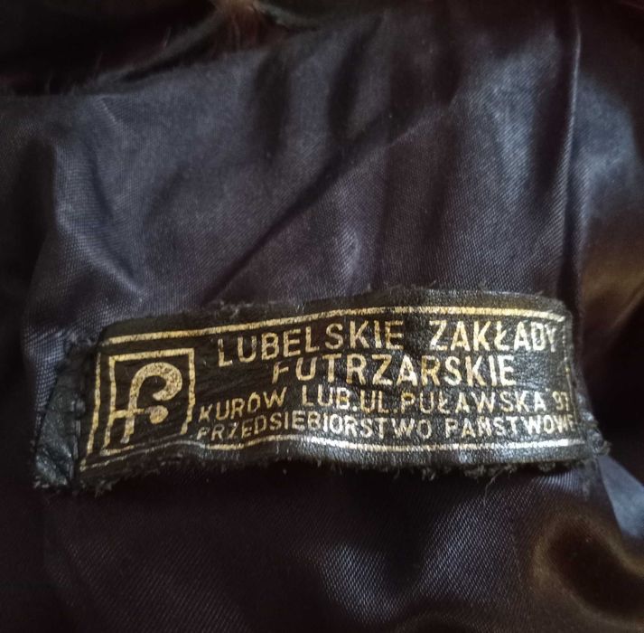Futro z nutrii Lubelskie Zakłady Futrzarskie „Kurów ”