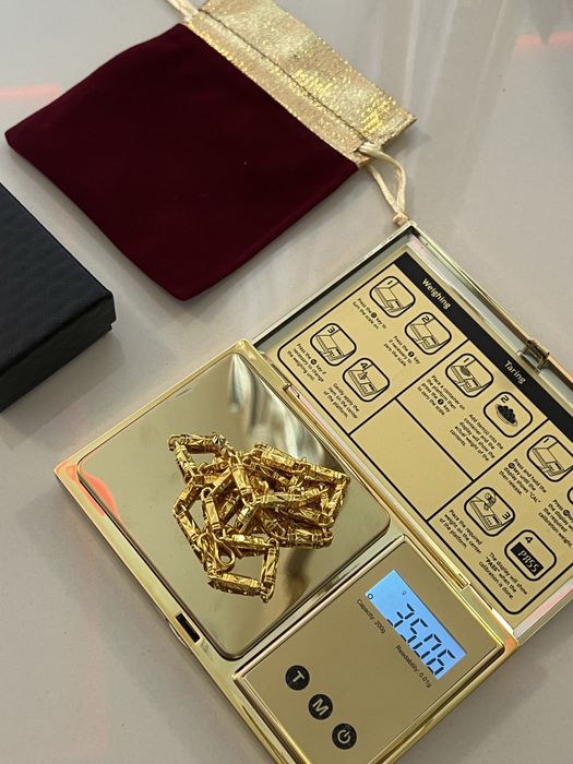 Złoty łańcuszek pozłacany 585 14K Nowy