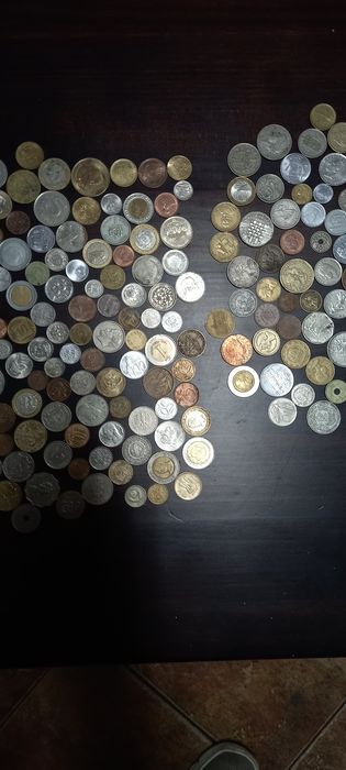 Lote 220 moedas não repetidas