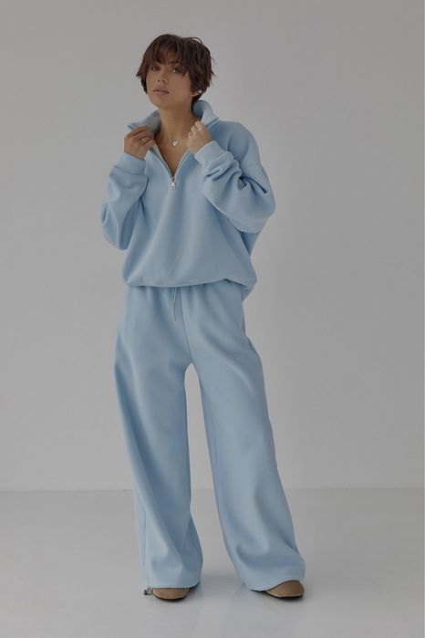 Костюм на флісі небесно голубий