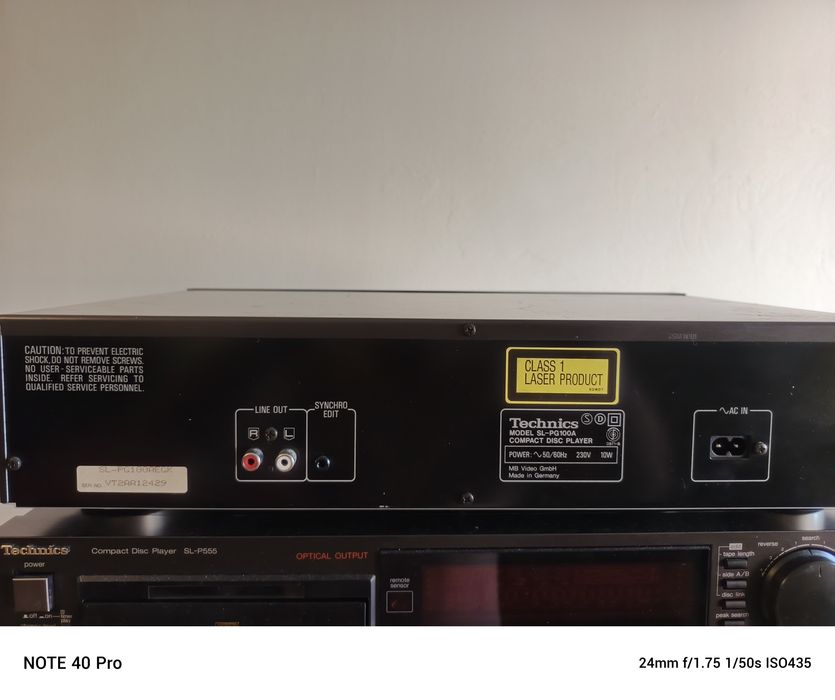 Technics odtwarzacz cd