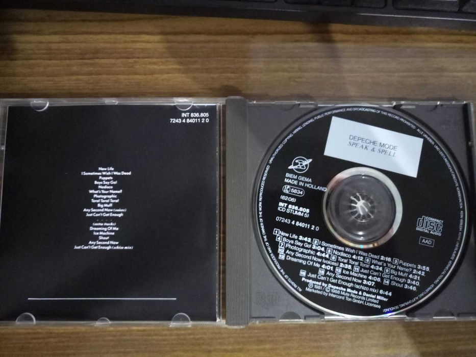 Фирменный cd Depeche Mode -Speak & Spell