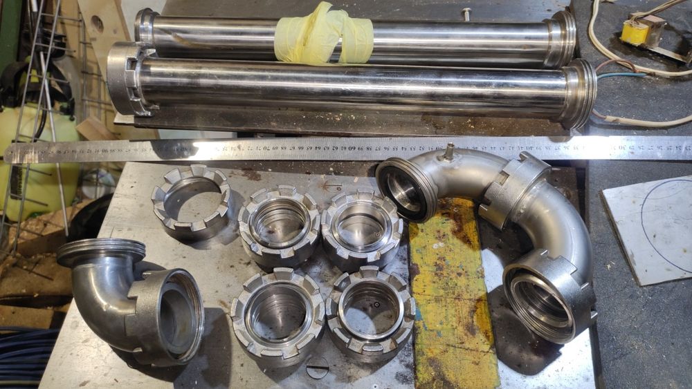 Молочна муфта нержавійка 2"