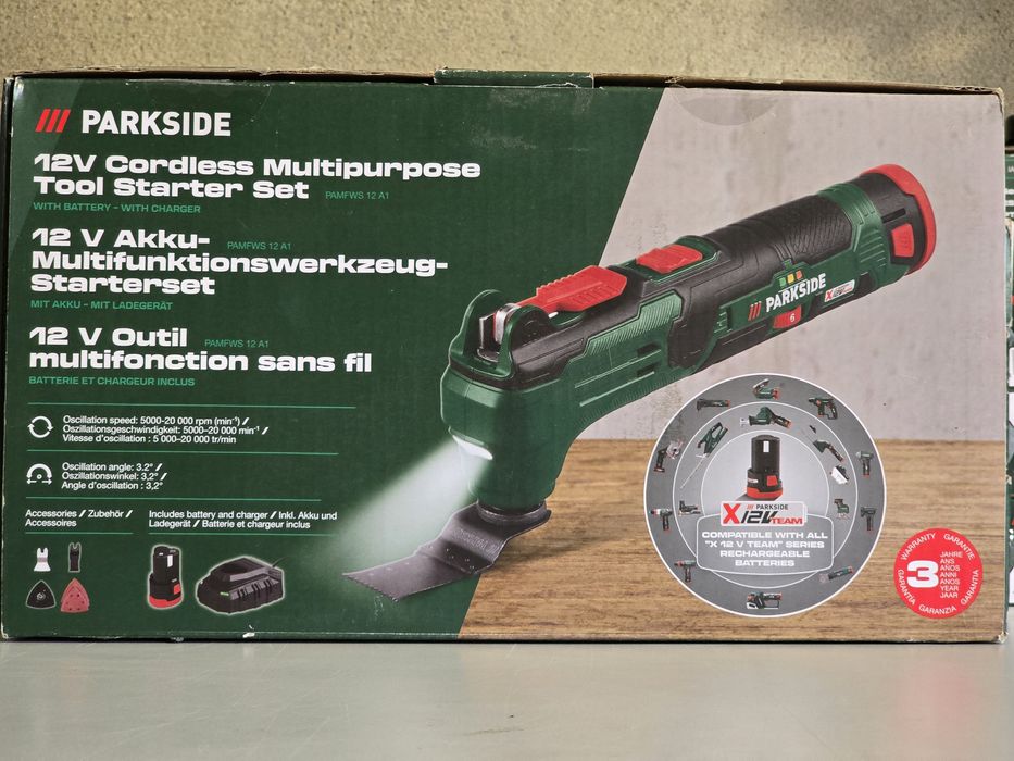 PARKSIDE 12V Ferramenta Multifunções Sem Fio