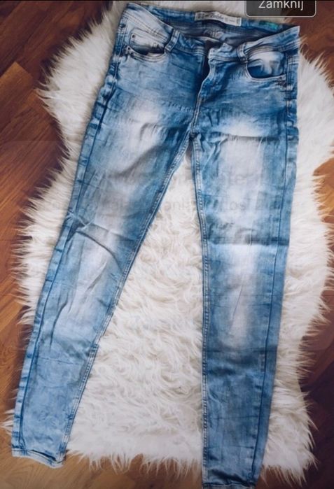Jeansy rurki skinny jeans Zara 36 S