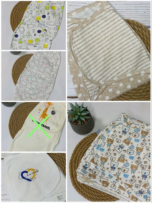 Пеленки (бязь, байка, муслин)