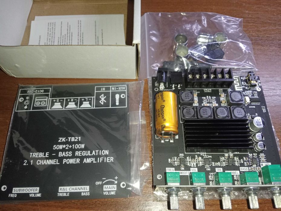 ZK-TB21 Bluetooth 5,0 2.1 TPA3110D2х2шт