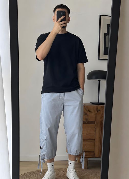 Helly Hansen roz. L męskie bawełniane szorty cargo rybaczki 3/4 vintage mens’s cargo shorts y2k