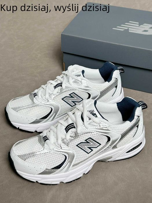 Trampki New Balance 530 Biały Srebrny Granatowy r.40