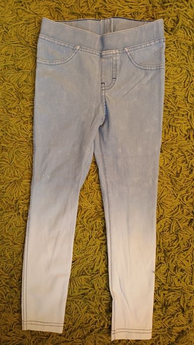 5 par spodni paka dżinsy jegginsy joggersy h&m reserved 110
