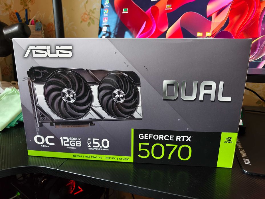 Відеокарта ASUS Dual GeForce RTX 5070 OC + Гарантія