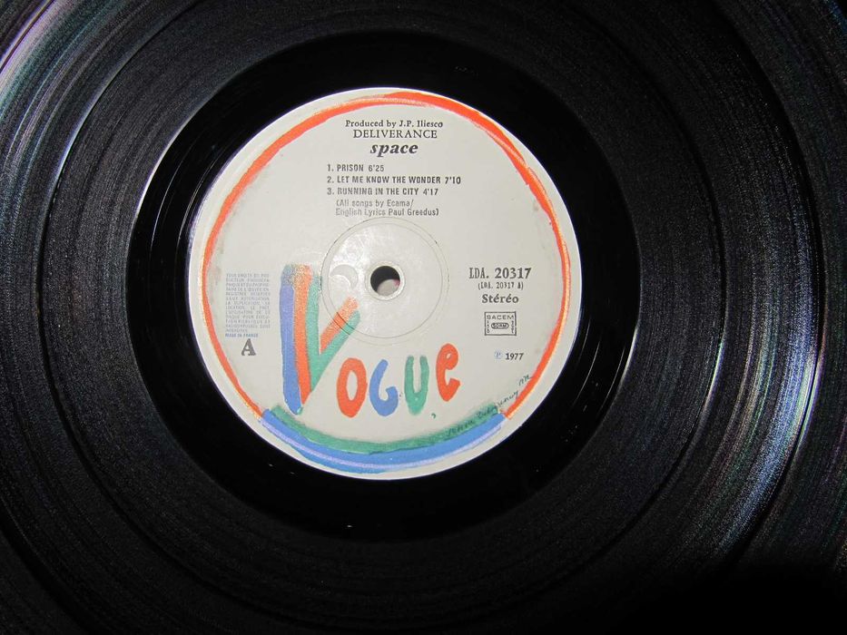 SPACE -Deliverance- 1977 *NM (Оригінал) made in France *1 Пресс