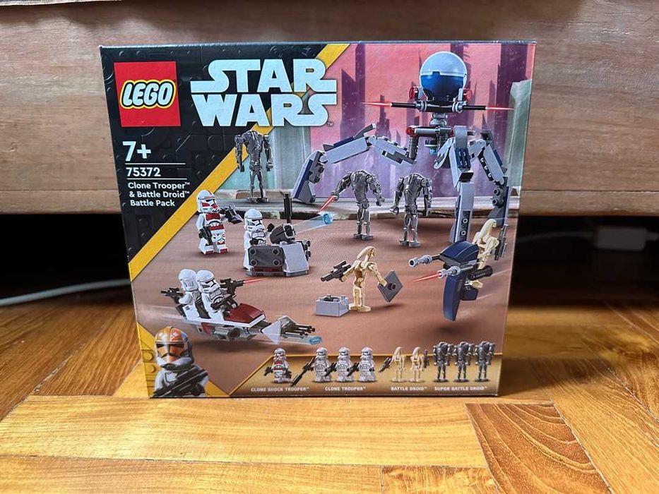 NOWE LEGO Star Wars 75372 - Zestaw bitewny z żołnierzem armii klon