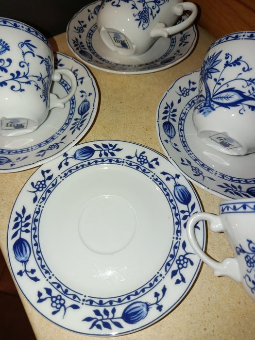 Śliczne stare duo porcelana