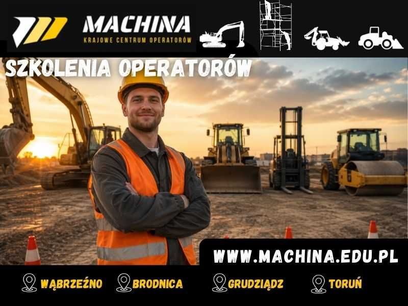 Kurs Koparki, KoparkoŁadowarki, Walca, Spycharki,Równiarki,Rusztowania