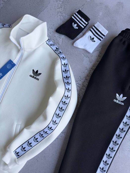 Чоловічий зимовий спортивний костюм адідас Adidas [3в1] [S-XXL] + шкарпетки в подарунок!