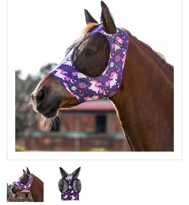 Антимоскітна маска для коня