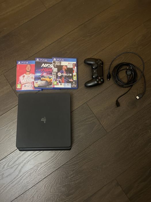 Ps 4 slim 500gb та 3 гри