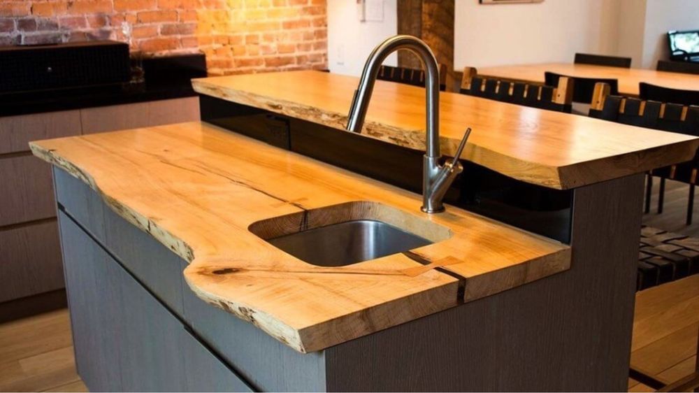 Деревянный слэб , столещницы