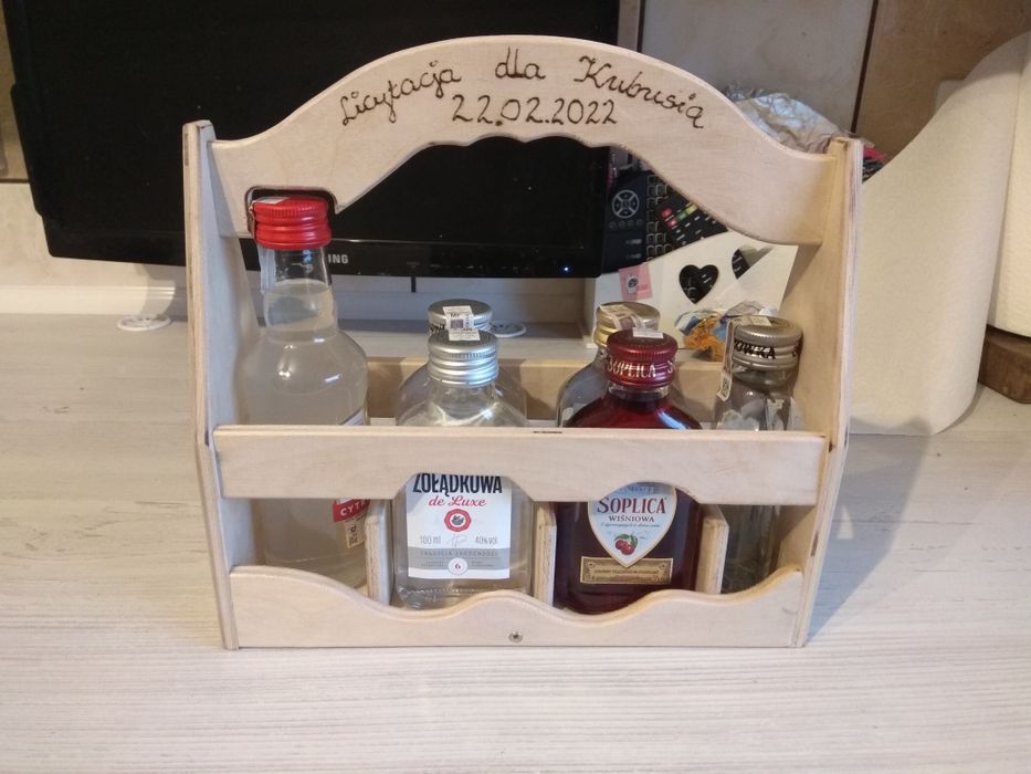 Skrzynka na alkohol prezent upominek