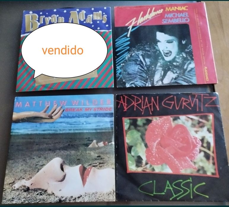 Vinil Single vários anos 70 e 80