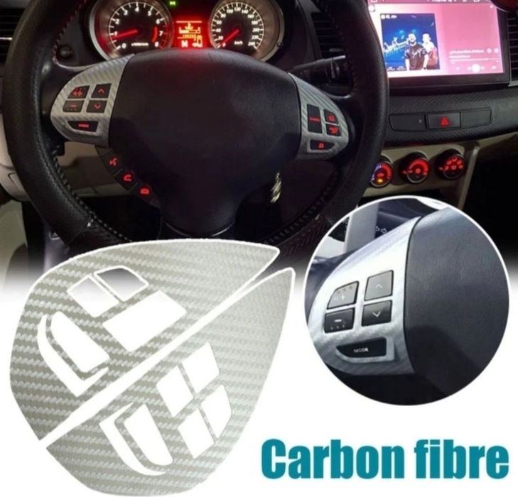 Наклейки на руль Лансер 10