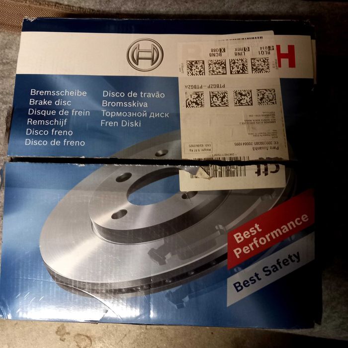 Discos de travão frente