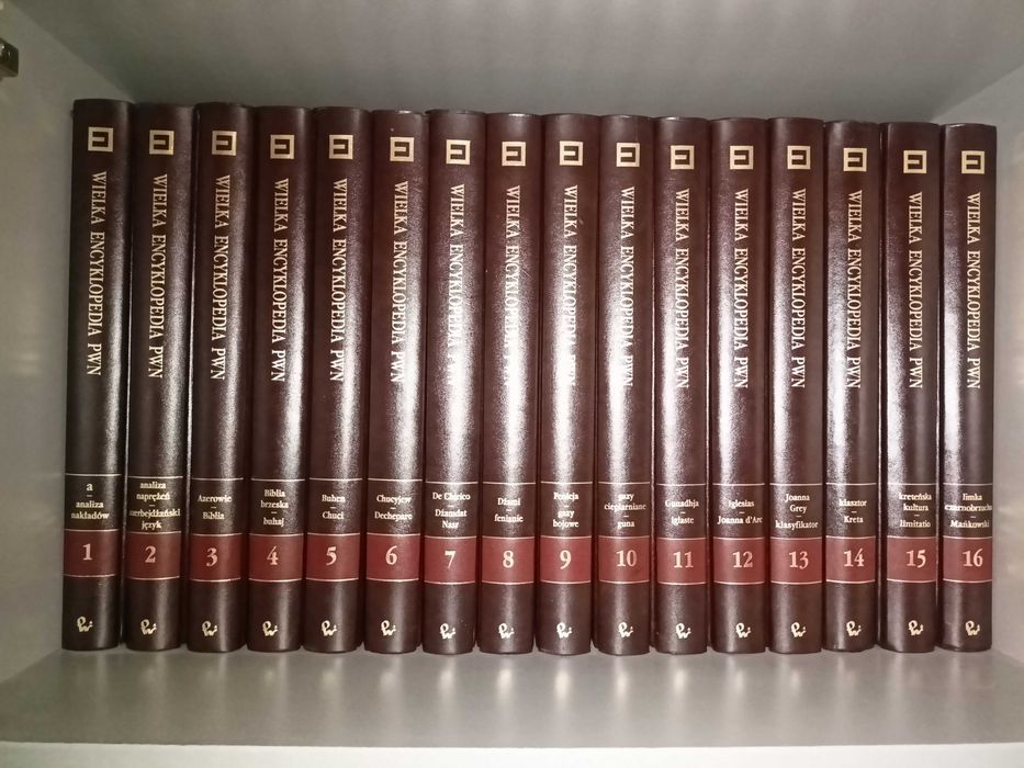Wielka Encyklopedia PWN 30 tomów + suplement jako tom 31