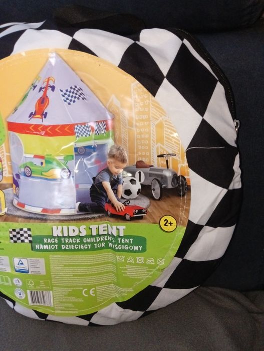 Namiot dziecięcy dla chłopca Elefun kids tent race track children's te