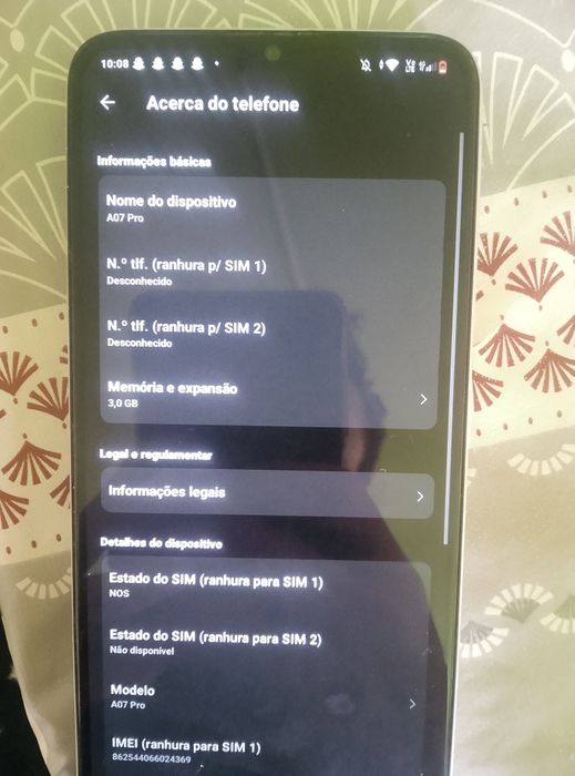 Telemóvel A07 pro