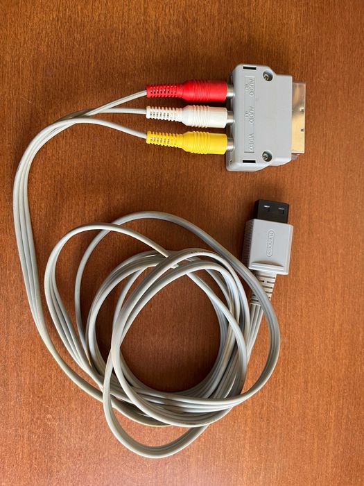 Cabo de vídeo para Wii - Nintendo Original