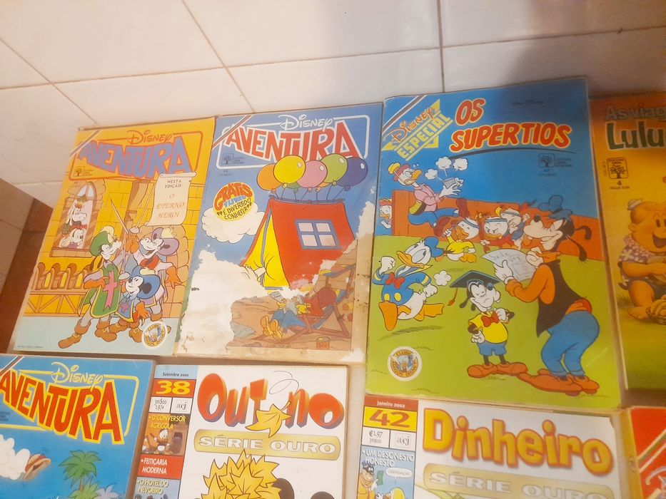 Conjunto de 20 Livros de Banda Desenhada Disney Diversos