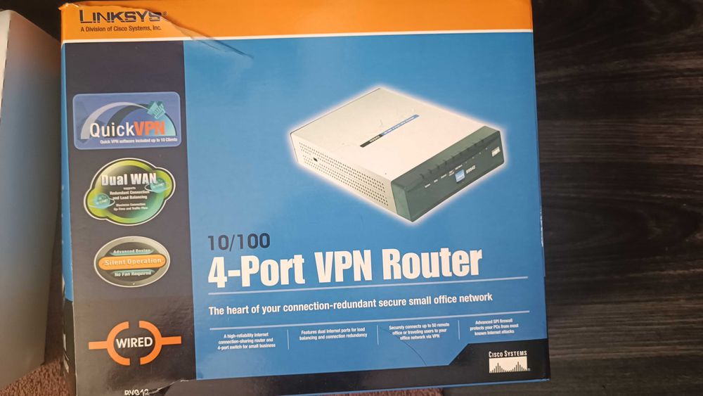 маршрутизатор Linksys/Cisco RV042 Dual WAN VPN Router