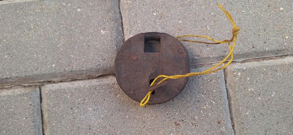 Cadeado aloquete antigo portao