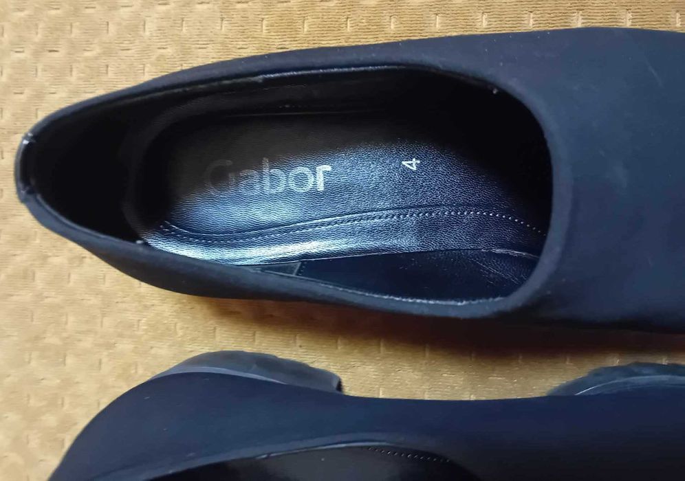 Czarne baleriny Gabor rozmiar 37