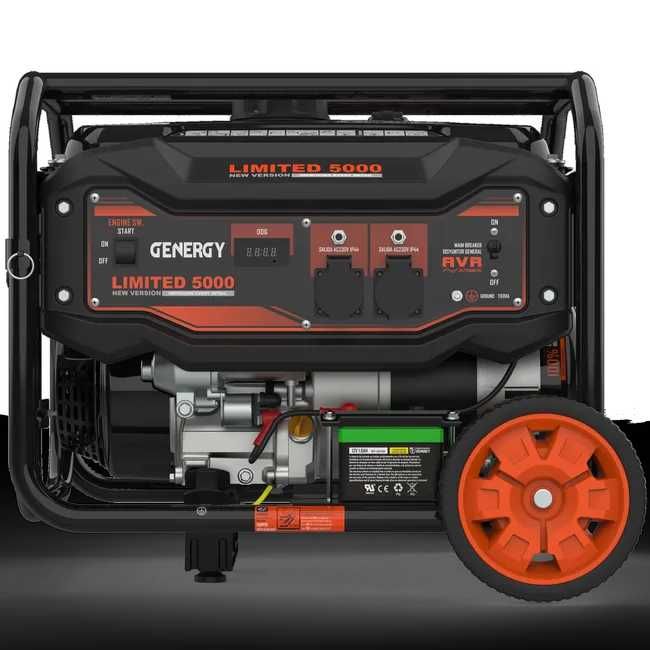 Gerador a gasolina 4500 W AVR Genergy Limited 5000